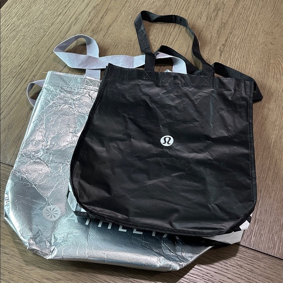 Bundle of 2 Large Reusable Tote Bags- Lululemon and Athleta - Picture 2 of 8
